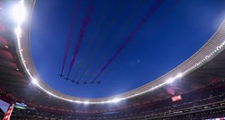 VOJNI AVIONI, PADOBRANCI I ZASTAVE Atletico spektakularno otvorio novi stadion Wanda Metropolitano
