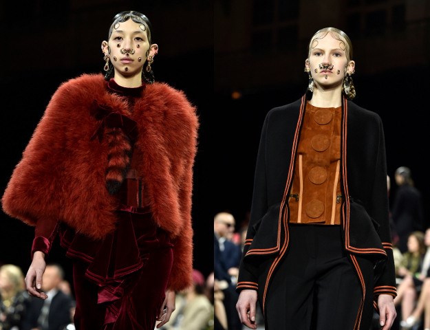 Viktorijansko - gotički mix: Pogledajte snimku revije branda Givenchy za jesen/zimu 2015./2016.