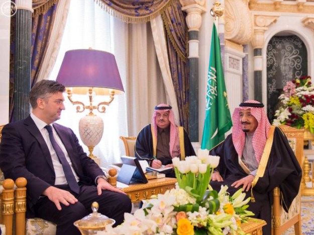 Plenković u razgovoru sa saudijskim kraljem: "Naš je prioritet rješavanje sukoba na Bliskom istoku"