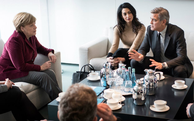 Clooney inzistirao na sastanku s Merkel - evo o čemu su razgovarali