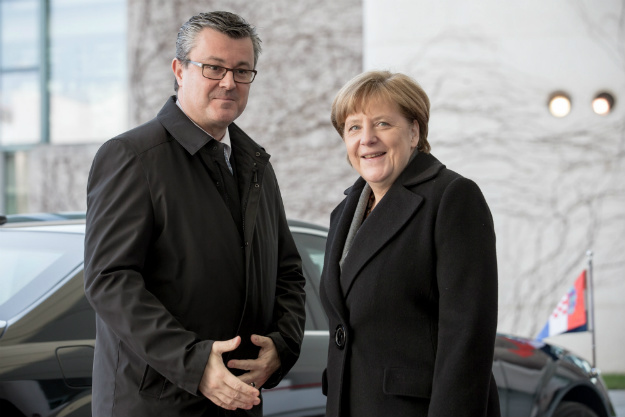 Merkel se sastala s Oreškovićem: "Radujem se radu s novom hrvatskom Vladom, podržavam reforme"