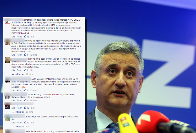 Karamarko i na Fejsu o ostavci, komentatori očajavaju: "Domoljub si", "Sude ti komunisti"