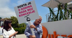 Vlahušić i Franković prosvjedovali ispred dubrovačke žičare zbog neplaćanja koncesije
