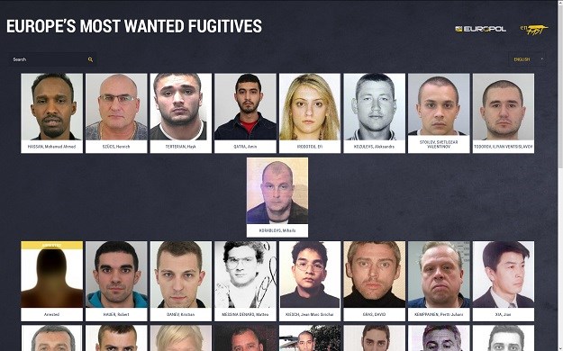 Čak 14 opasnih bjegunaca sad je u zatvoru zahvaljujući web stranici "Europe´s Most Wanted"