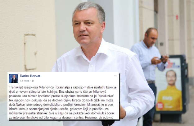 HDZ-ov ministar Horvat napao Milanovića: Ovo je njegova špijunska smicalica, on je pustio snimku