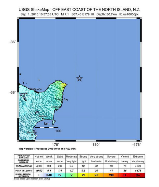 Potres jačine 7,1 po Richteru pogodio Novi Zeland