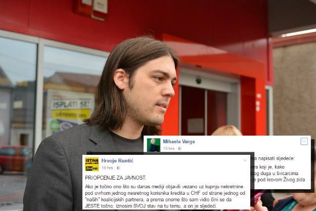 Vodstvo Živog zida napalo Sinčića nakon što je podržao Martinovića oko kupnje stana pod ovrhom