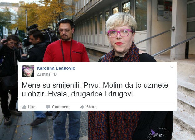 Vrh SDP-a smijenio Karolinu Leaković: "Prva sam i jedina zrtva novog vodstva. Ili nisam?"