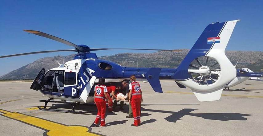 Tijekom ljeta na dubrovačkom području helikopterom MUP-a spašeno 148 pacijenata