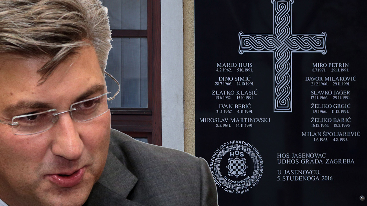 Plenković o ploči u Jasenovcu: Radimo na više scenarija