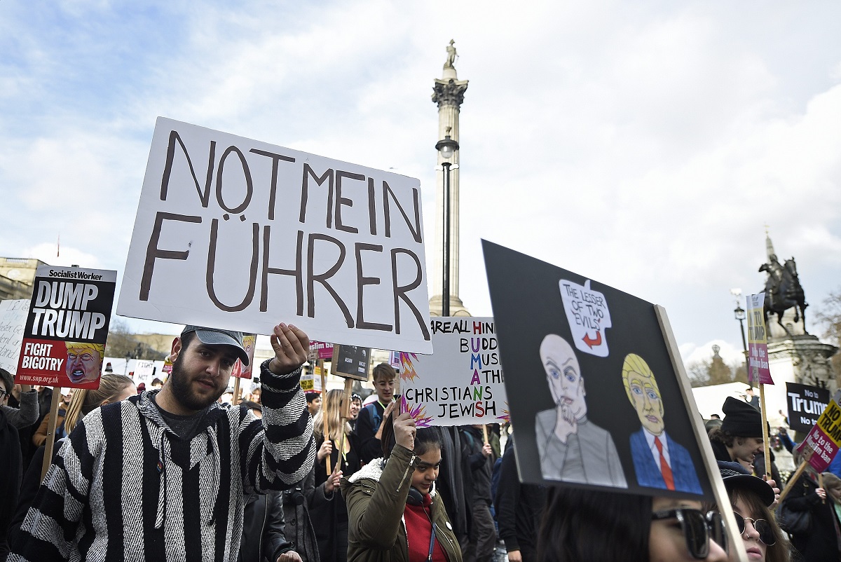 Prosvjedi protiv Trumpa i dalje traju, Berlin, Pariz, London okupili desetke tisuća ljudi