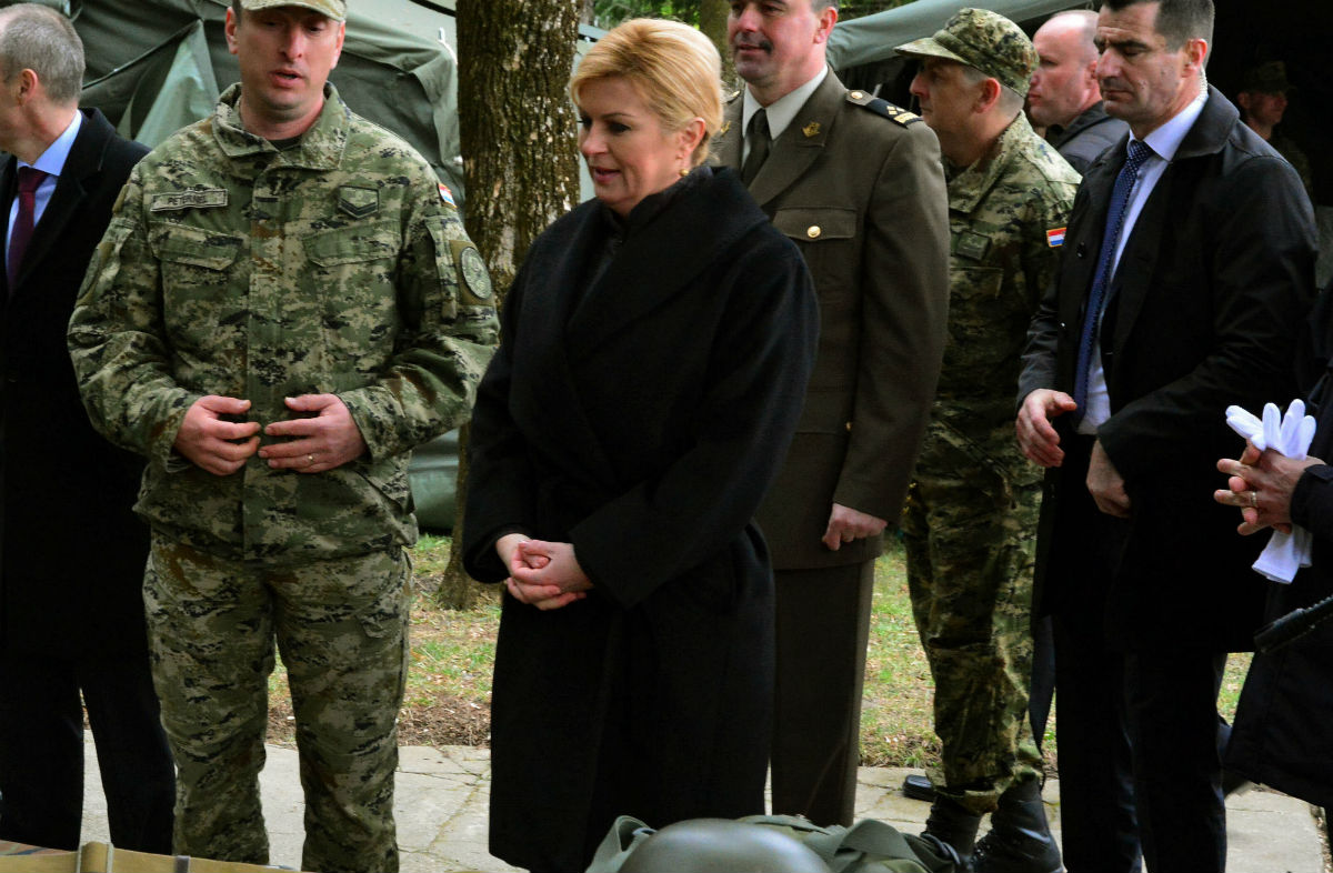 Kolinda primila zapovjednika NATO-a u Afganistanu pa trabunjala o hrvatskoj posvećenosti toj zemlji