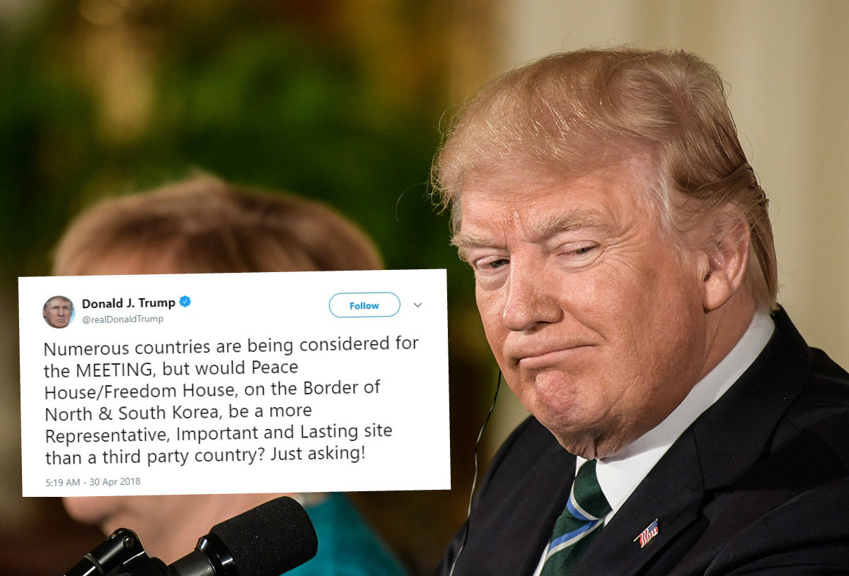 Trump na Twitteru objavio gdje bi se htio sastati s Kimom