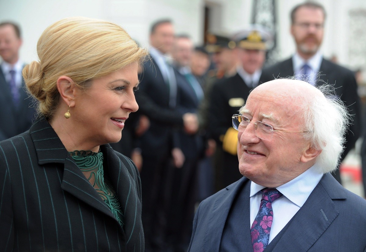 Kolinda se u Dublinu susrela s iseljenicima, govorila im da je zabrinuta jer mladi bježe iz Hrvatske