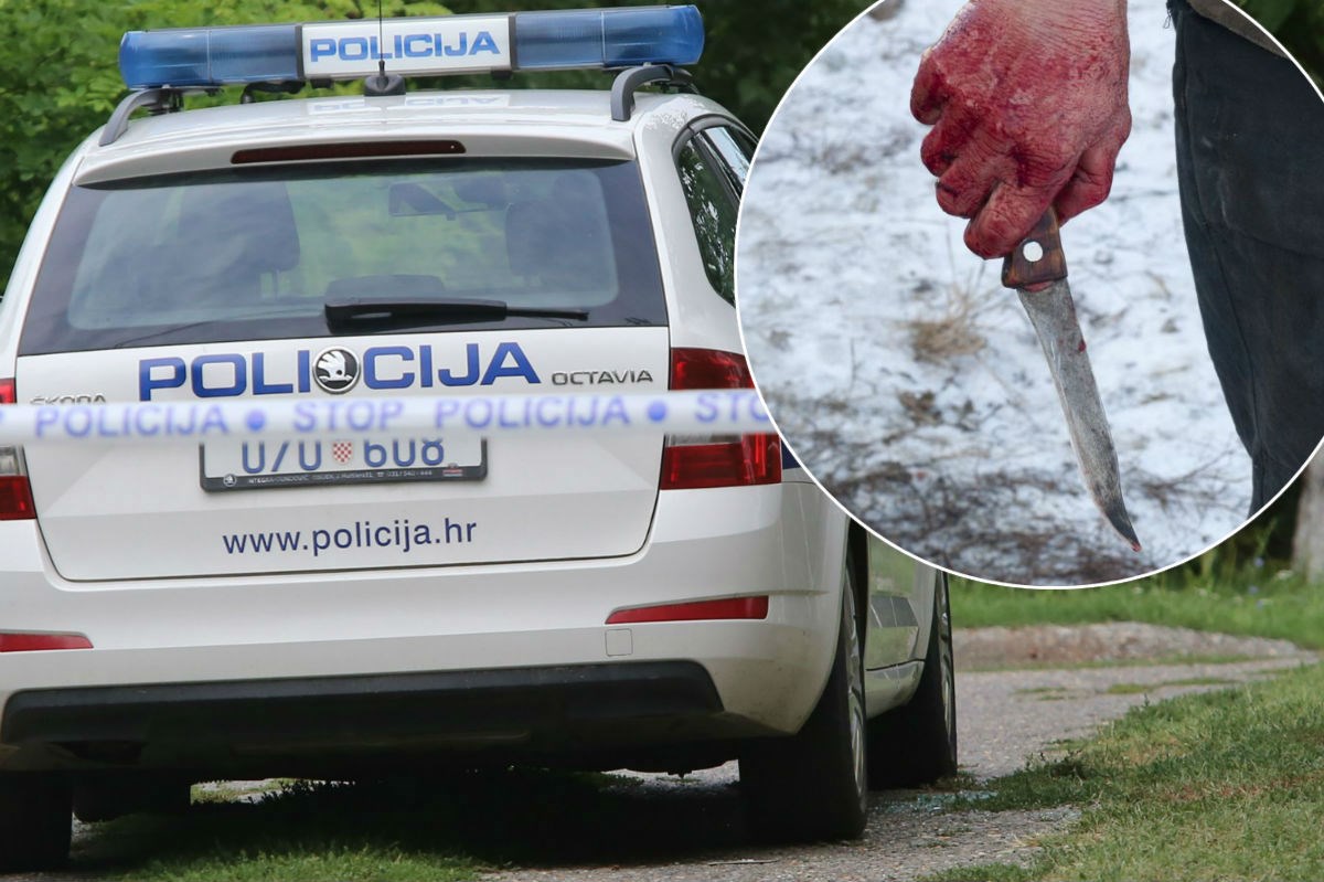 Kaštelanin koji je zadavio majku sinoć vitlao nožem, ozlijedio je dvojicu interventnih policajaca