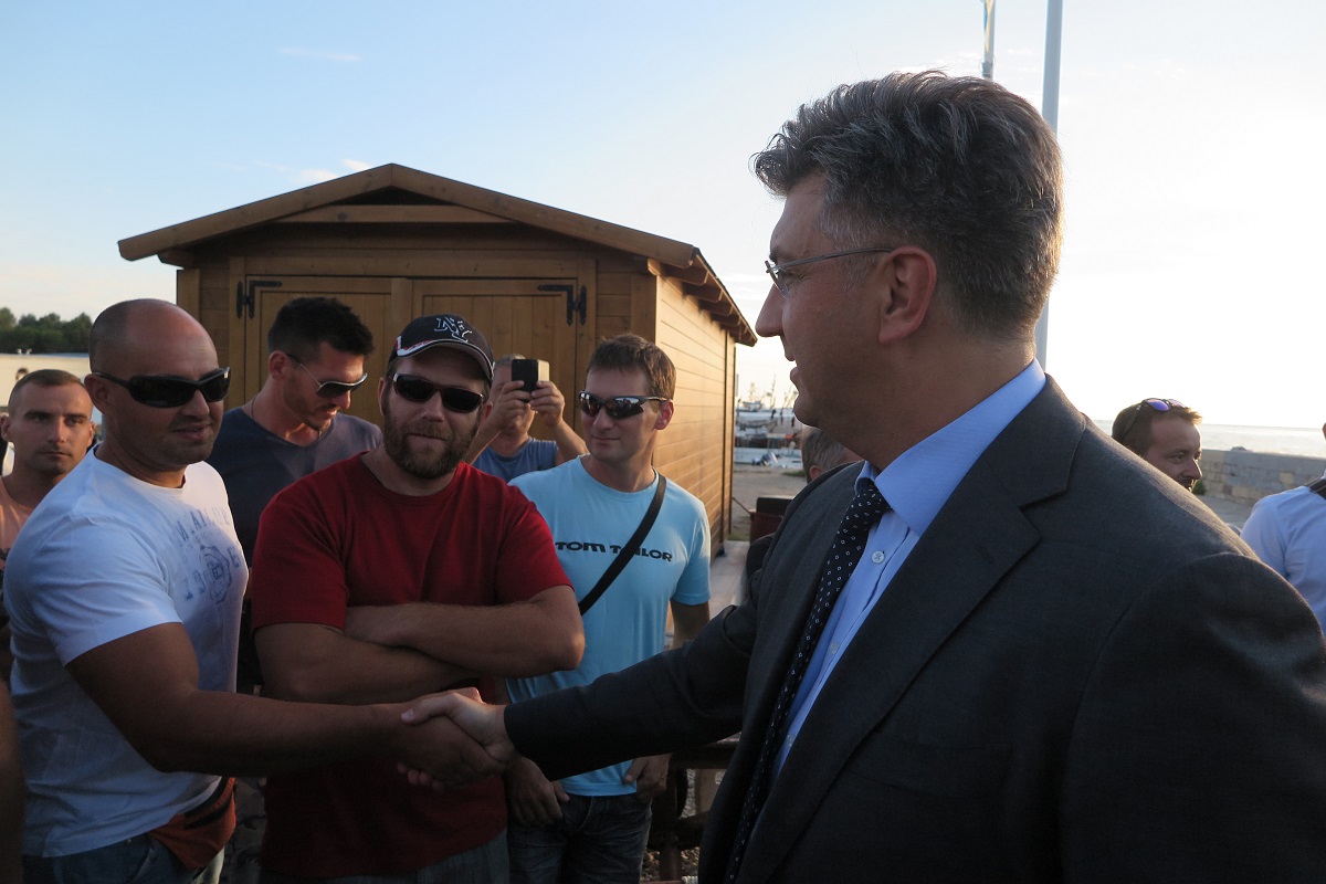 Plenković savudrijskim ribarima: "Ponašajte se kao i dosad, presuda za nas ne važi"