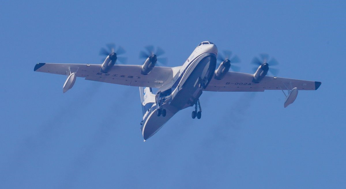 Kina testirala najveći amfibijski avion na svijetu, pogledajte snimku