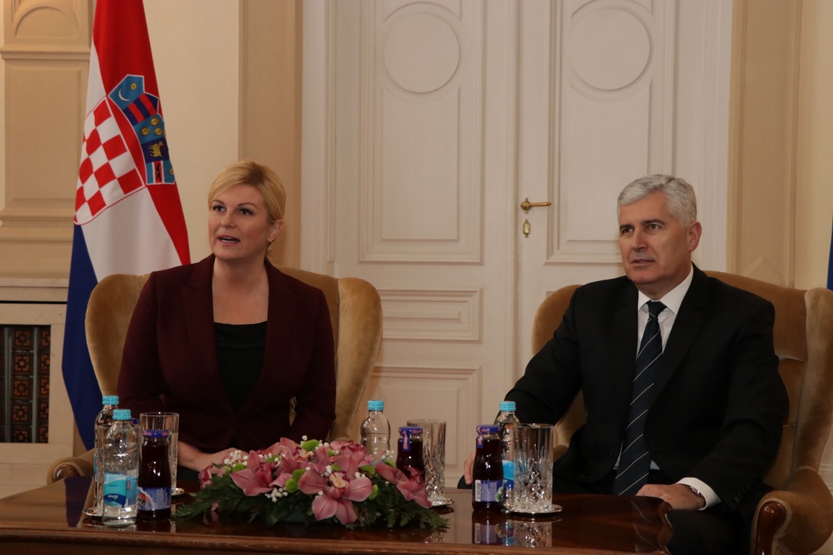 Kolinda u Sarajevu komentirala gradnju Pelješkog mosta i pismo iz Europske komisije