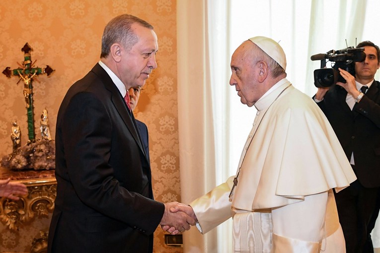 Papa u Vatikanu primio diktatora Erdogana, glavna tema razgovora bio je status Jeruzalema