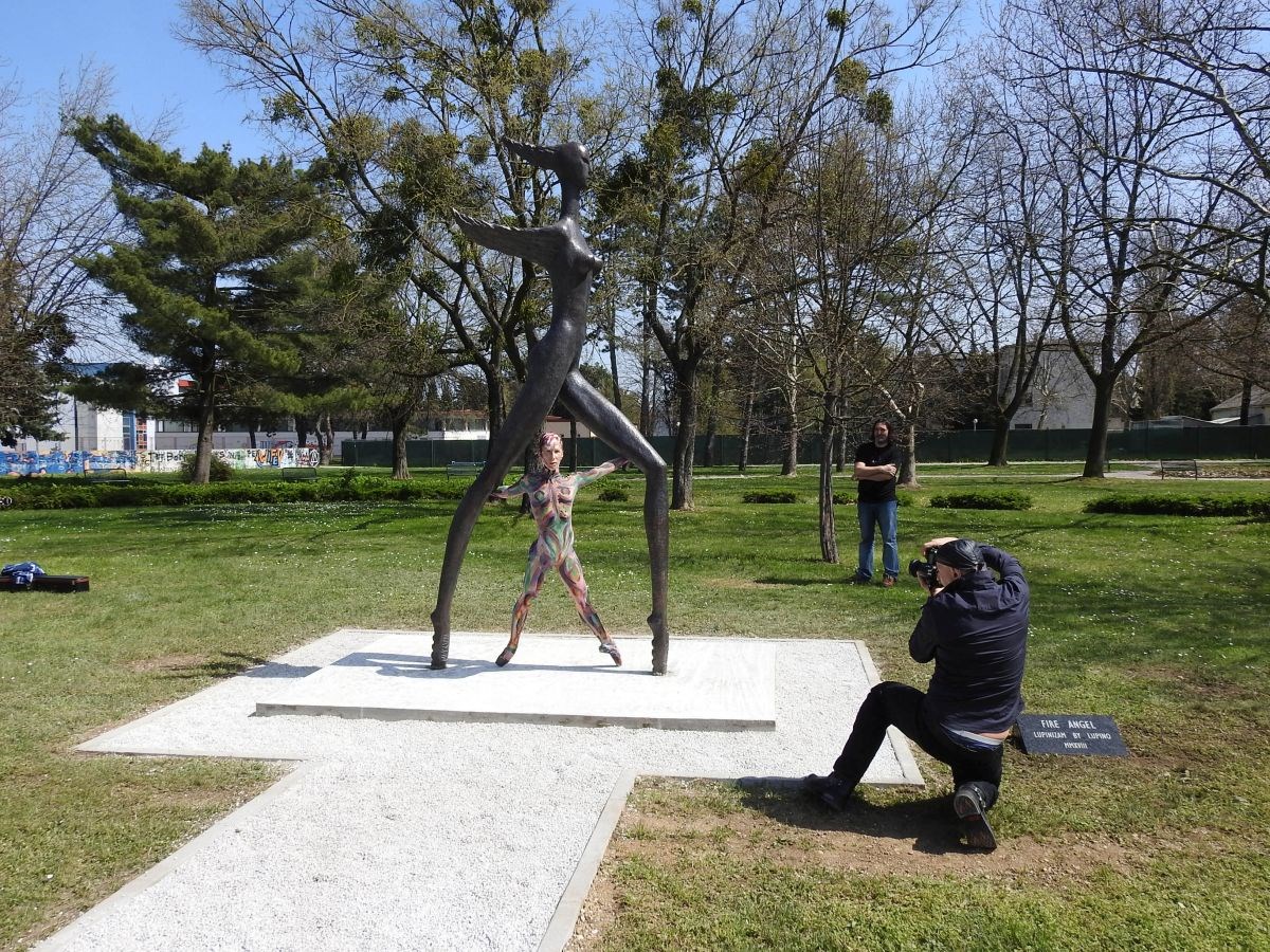 U Varaždinu otkrivena skulptura Stephana Lupina