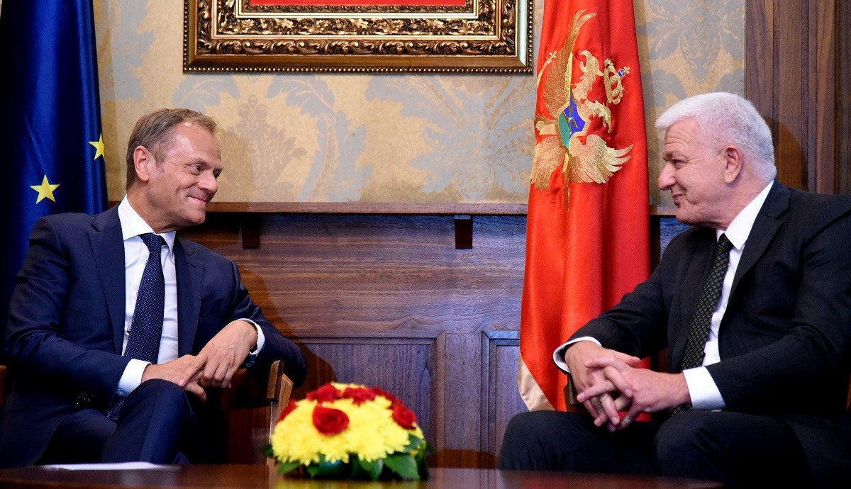 Tusk u posjetu Crnoj Gori, kaže da prednjače u integracijama