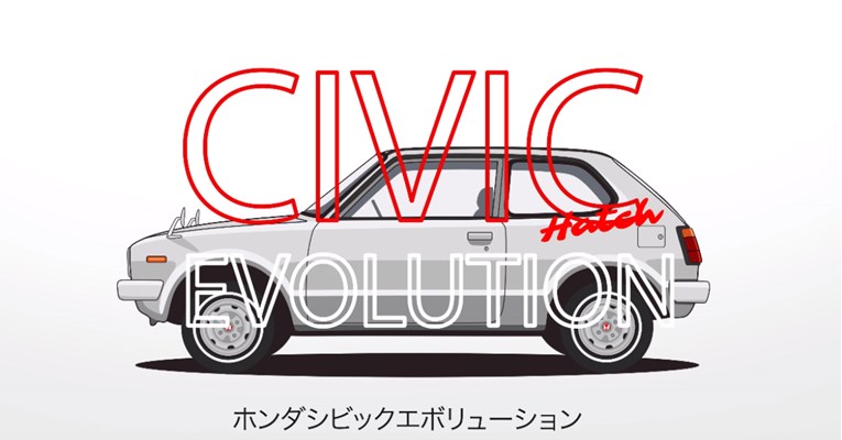 VIDEO Sve generacije Honde Civic u 90 sekundi