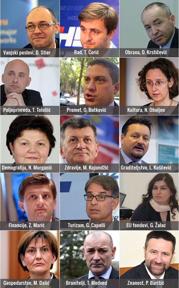 FOTO Ovo su svi HDZ-ovi ministri, izvukli smo neke zanimljive detalje iz njihovih životopisa