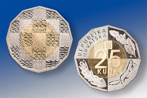 HNB izdaje novu kovanicu, pogledajte kako izgleda 25 kuna