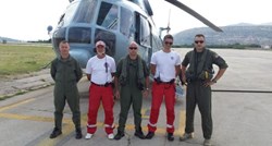 U tri dana helikopterske posade ratnog zrakoplovstva zbrinule 12 osoba