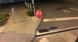 FOTO U Zagrebu jutros osvanuli misteriozni crveni baloni, znate li o čemu je riječ?