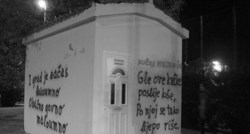 Vila Baldovina: Splićani posprejali ružnu kućicu kraj Starog placa koju je Grad namijenio za mjenjačnicu