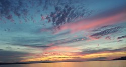 VIDEO Fascinantan zalazak sunca na Jadranu ostavit će vas bez daha