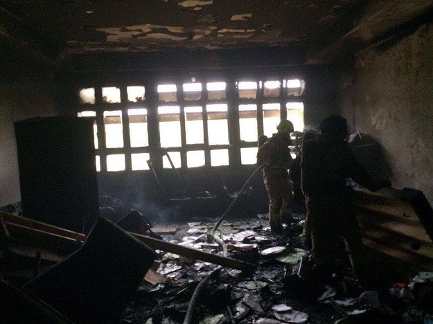 Izgorjela sudnica splitskog suda: Plamen je sukljao kroz prozore