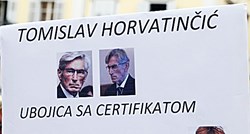 Prosvjed protiv Horvatinčića u Rijeci: "On je ubojica s certifikatom hrvatskog pravosuđa"