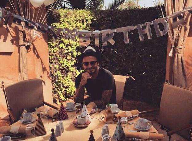 David Beckham proslavio 40. rođendan zabavom u Maroku te otvaranjem Instagram profila