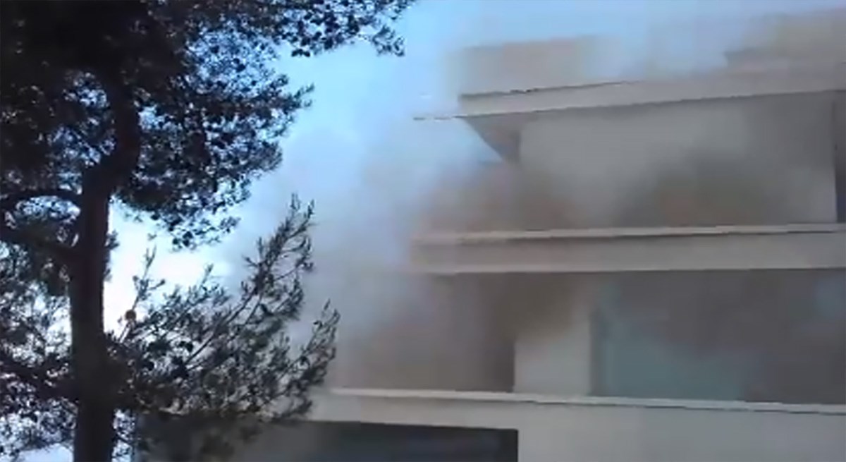 VIDEO Izbio požar u opatijskom hotelu