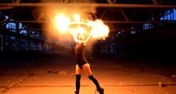 VIDEO Pogledajte kakva čuda hrvatska zvijezda Supertalenta radi s vatrenim hula hoopom
