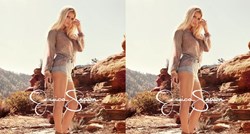 Ponovno u top formi: Jessica Simpson snimila modnu kampanju u vrućim hlačicama