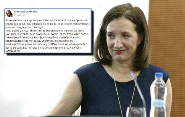 Aleksandra Kolarić (opet) iskritizirala Milanovića pa otkrila što će učiniti u nedjelju na izborima