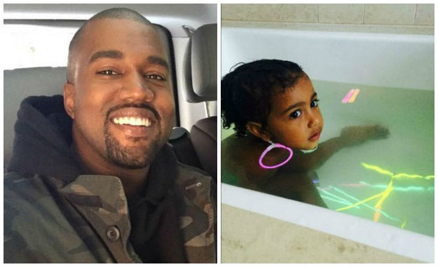 Iako to nije njegov stil: Ponosni tata Kanye podijelio sliku prekrasne kćerkice North