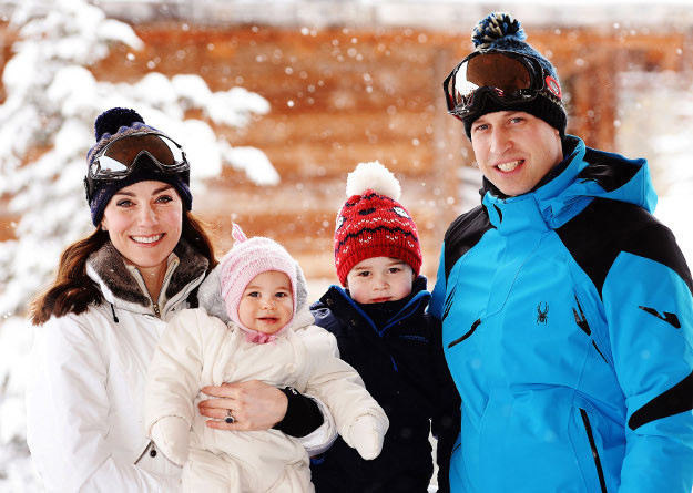 Obiteljska idila: William i Kate odveli klince na prvo skijanje