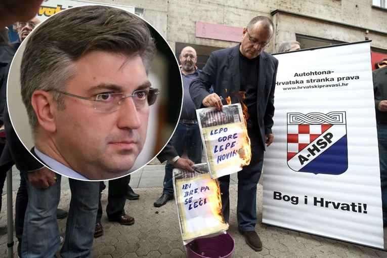 Plenković o paljenju "Novosti": "To su provokatori, unose razdor i štete ugledu Hrvatske"