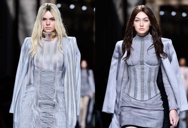 Kendall plava, a Gigi brineta:  Slavne prijateljice zamijenile boju kose za modnu reviju branda Balmain