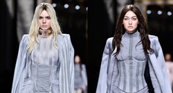 Kendall plava, a Gigi brineta:  Slavne prijateljice zamijenile boju kose za modnu reviju branda Balmain