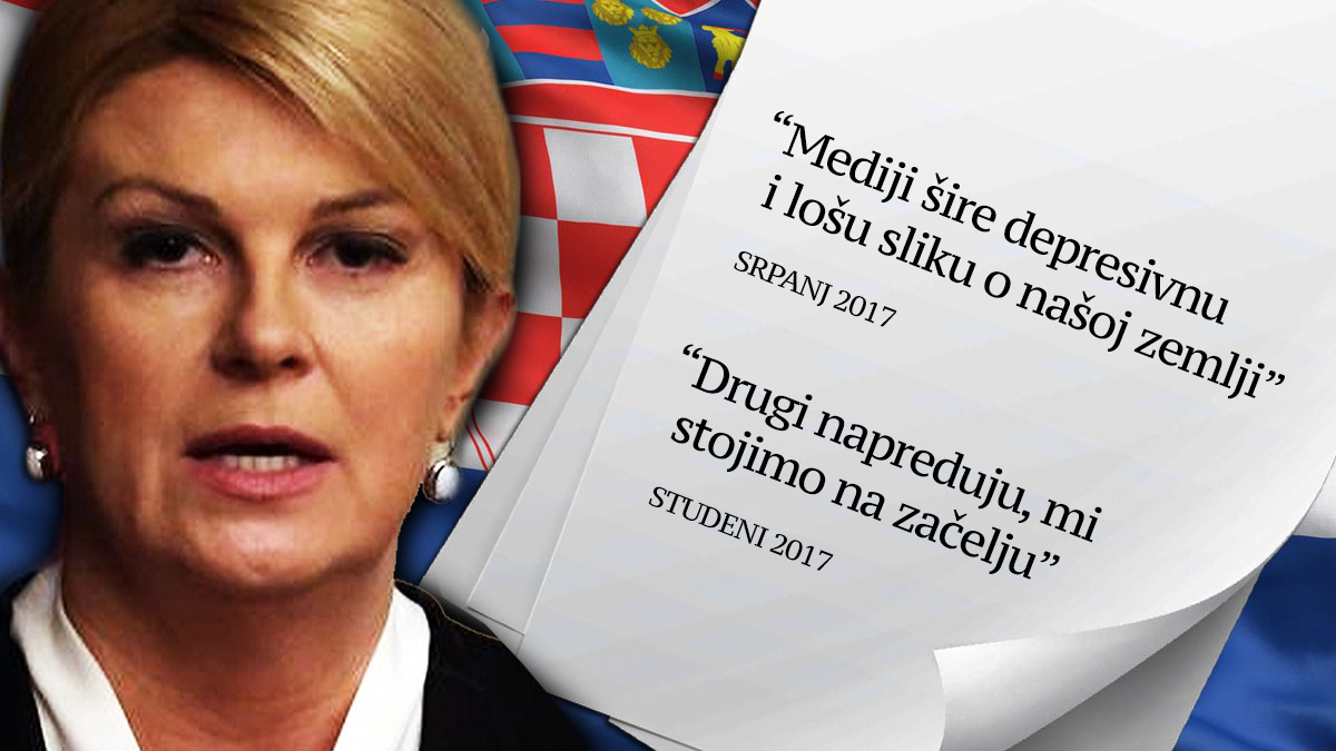 Kolinda je na ljeto medije optužila da šire depresiju, a danas je napokon priznala da ništa ne valja
