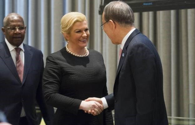 Izbjeglička kriza: Kolinda razgovarala s glavnim tajnikom UN-a i nekoliko državnika