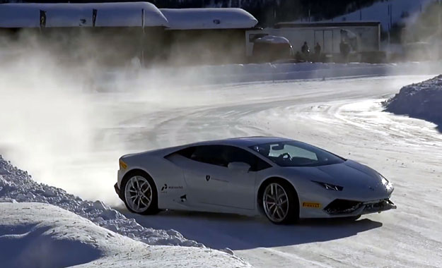 VIDEO Zimske radosti u Lamborghiniju