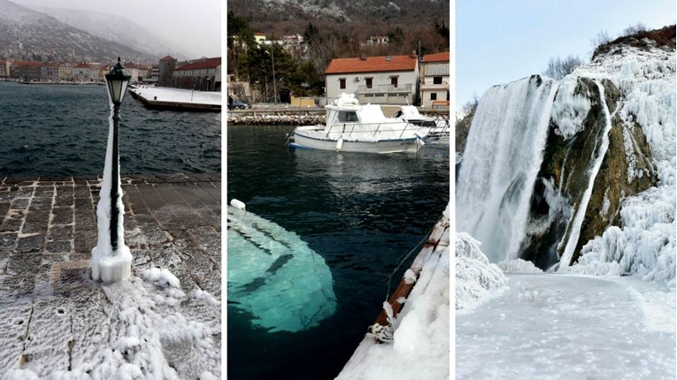 Ove fotografije pokazuju koliko je u Hrvatskoj zaista ledeno