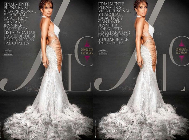 Slavne obline u haljini Galia Lahav: Ovako je Jennifer Lopez fanovima čestitala Božić