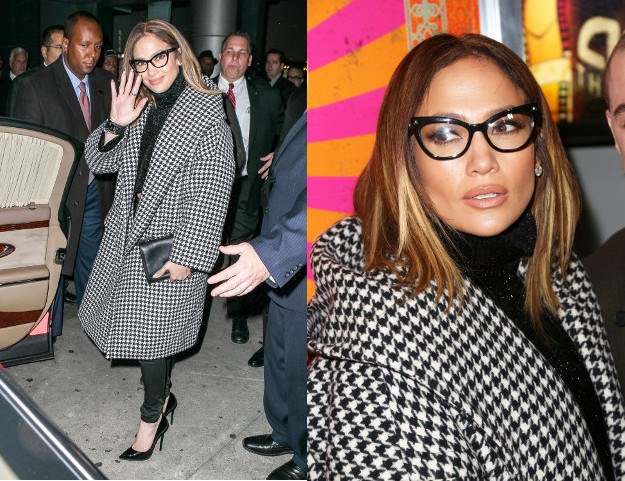 Celebrity kombinacija tjedna: Jennifer Lopez kao retro štreberica